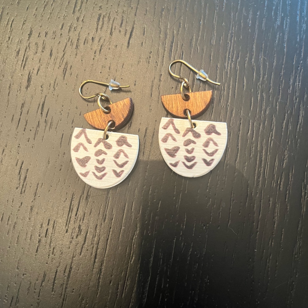 Wood Earrings